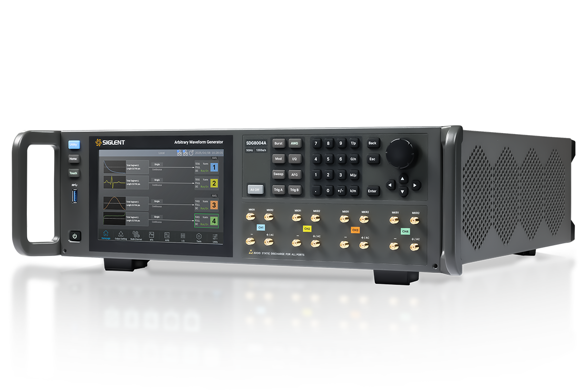SIGLENT SDG8000A modulation and vector signal generation view